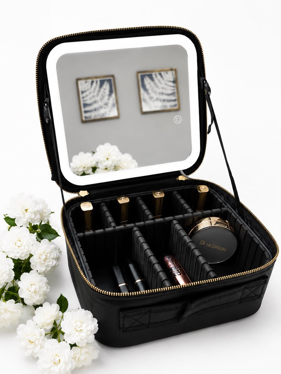 Lunara Glow 2-in-1 Makeup Cosmetic Bag