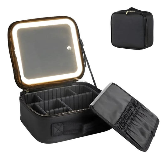 Lunara Glow 2-in-1 Makeup Cosmetic Bag